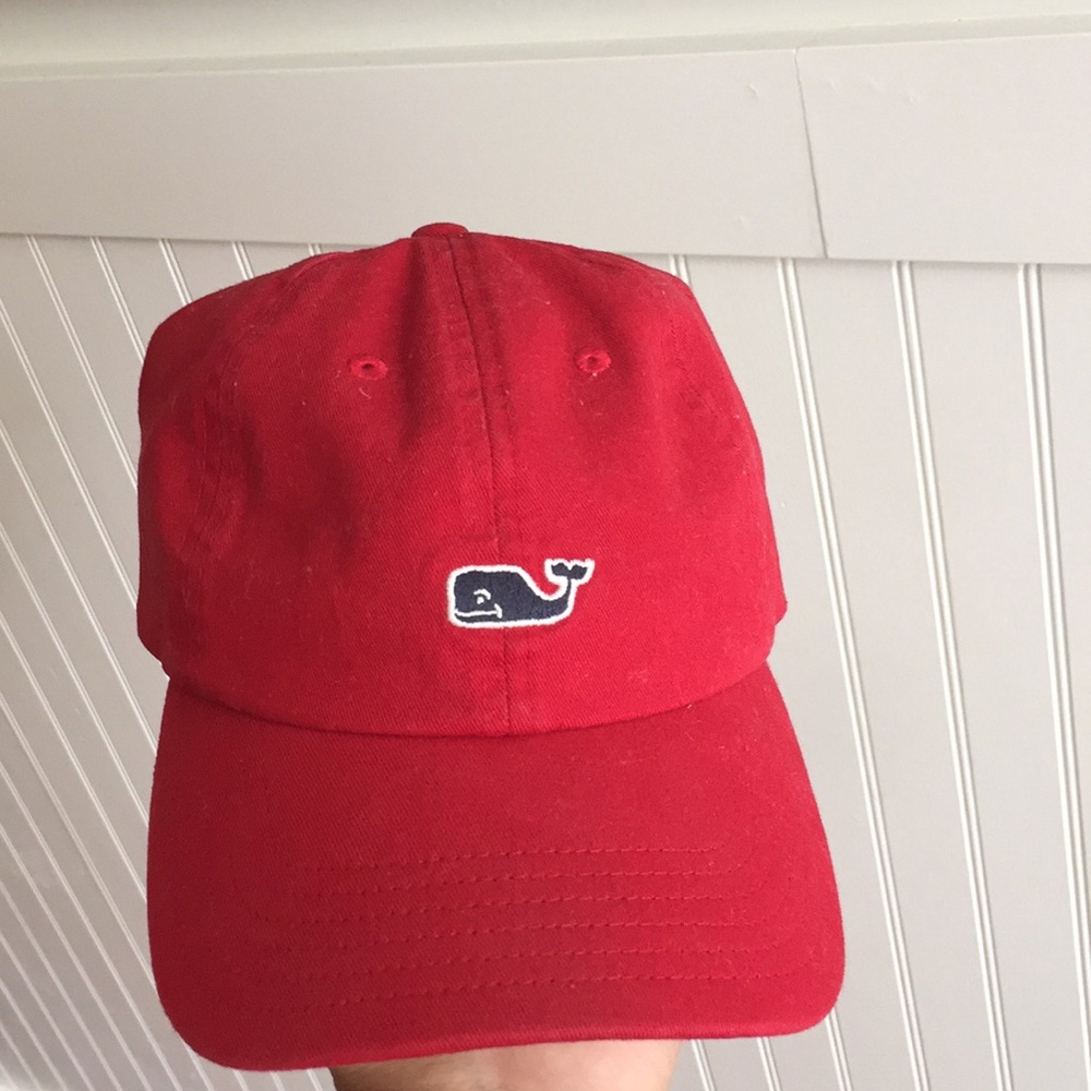 Red Vineyard Vines Hat